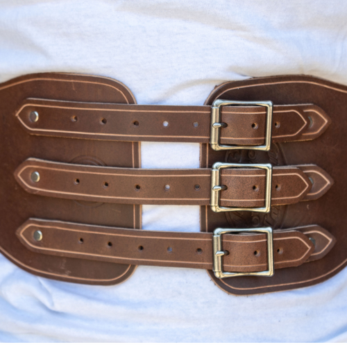 Motorcycle Kidney Belt with Old or Regular Hardware Finishes