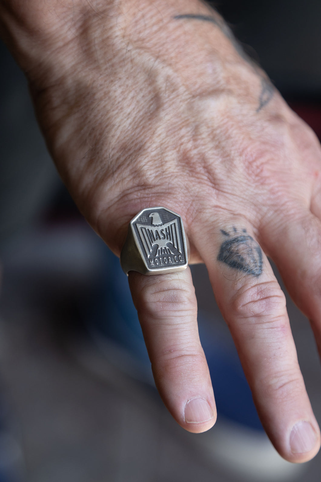 Nash Motorcycle Co. X The C.L. Greye Jewelry Co. sterling silver 