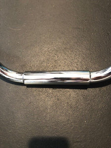 #1 Bars 8" Chrome Internal Throttle Prep with 1 1/4" step up. (PTM) #40 - Nash Motorcycle Co.