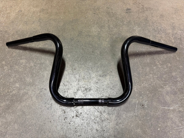 12" Pudgy Creepster #68-Gloss Black- 1” Step down at base and Grips. Throttle by wire prep (PTM) - Nash Motorcycle Co.