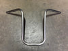 16” Straight Up #69 Stainless steel, Dimple, Drilled, Knurled￼ - Nash Motorcycle Co.
