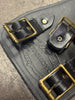 S Kidney Belt #93 -Black/Old Brass- - Nash Motorcycle Co.