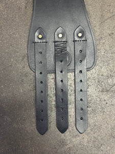 S Kidney Belt #93 -Black/Old Brass- - Nash Motorcycle Co.