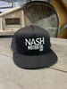 Nash Motor Co. embroidery - Premium Five Panel Twill Trucker Snapback - Nash Motorcycle Co.