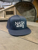 Nash Motor Co. embroidery - Premium Five Panel Twill Trucker Snapback - Nash Motorcycle Co.