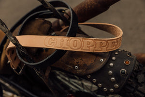 NEW!!! "Choppers Only" U.S. made leather belts - Nash Motorcycle X Choppers Magazine - Nash Motorcycle Co.