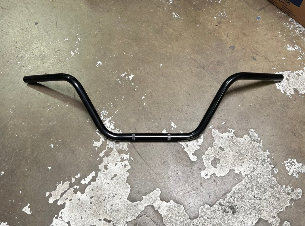 No Name Bars #1 - Gloss Black - DDK - Springer base and knurl (PTM) #41 - Nash Motorcycle Co.