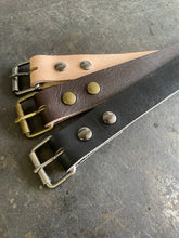 Plain Jane Leather Belt (New) - Nash Motorcycle Co.