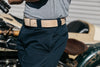 NEW!!! "Choppers Only"  U.S. made leather belts - Nash Motorcycle X Choppers Magazine