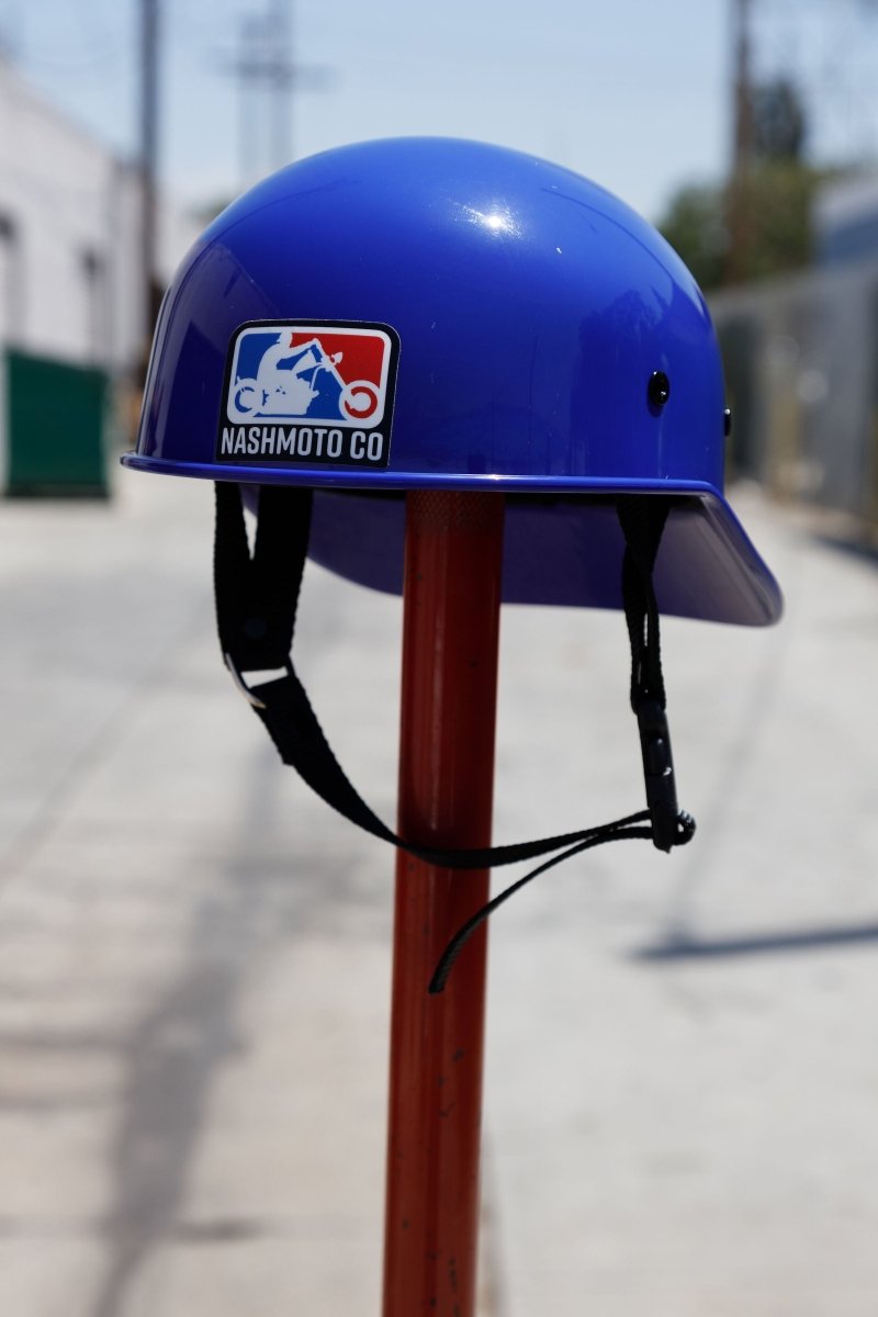 baseball style motorcycle helmet foresale Slugger Helmet Royal / Large / XL
