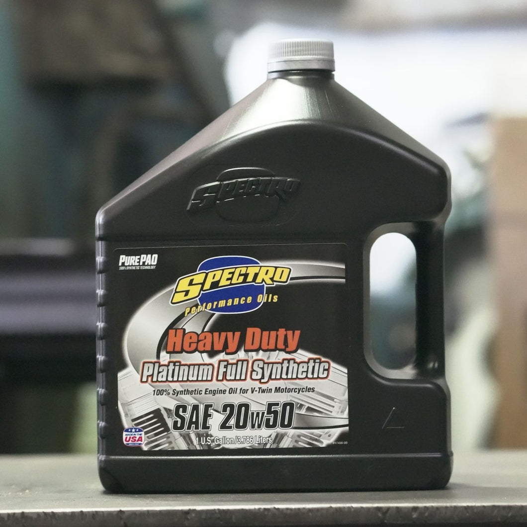 Spectro Heavy Duty Platinum Full Synthetic 20W50 - Nash Motorcycle Co.