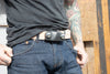 The Stainless Steel Knuckle Buckle with Handcrafted leather belt - Nash Motorcycle Co.