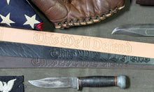 “This We’ll Defend “ belt - Nash Motorcycle Co.