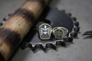 Nash Motorcycle Co. X The C.L. Greye Jewelry Co. sterling silver "Eagle Made" rings