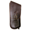 Bullet Bag - Brown / Brass / Right Side - Leather