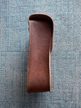 Skate Sack - Brown leather with brass hardware - Left Side Mount (PTM)