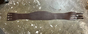 Large Kidney Belt - Brown Leather / Old Brass hardware - size XXLarge (PTM)