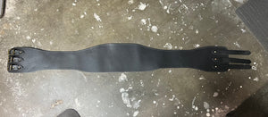 Kidney Belt - Black Leather / Old Brass hardware - size XXXL (PTM)