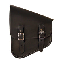 Inside Out Bag - Black / Brass / Right - Leather