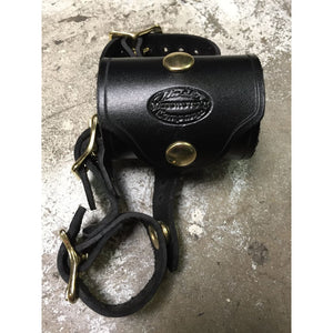 Leather Hammer Hanger - Black / Brass - Leather