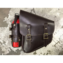 Nashty Fuel Bag - Brown / Brass / Left - Leather