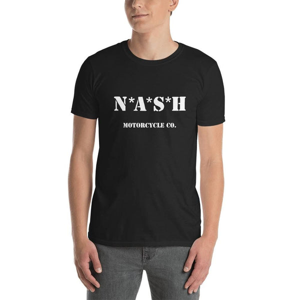 The Nash Mash short sleeve T - Black w/ White - S - Apparel