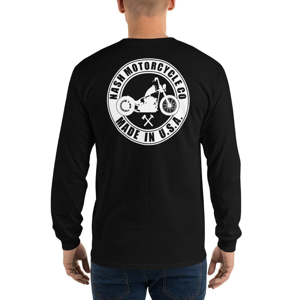 Trucky Long Sleeve T-Shirt - Black – Nash Motorcycle Co.